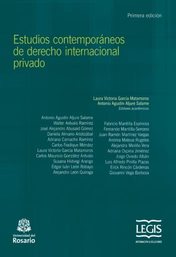 Estudios contemporáneos de derecho internacional privado