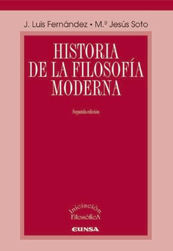 Historia de la filosofía moderna