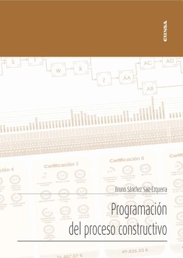 Portada del libro «Programación del proceso constructivo», de B. Sánchez