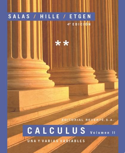 Calculus Vol. 2 - Una y varias variables