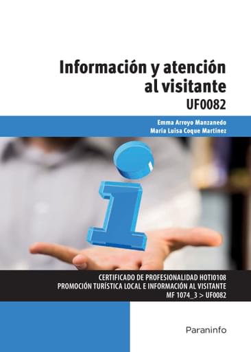 Portada del libro «Información y atención al visitante», de E. Arroyo, M. Coque