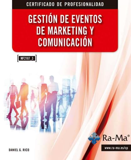 Portada del libro «Gestión de eventos de marketing y comunicación», de D. Rico