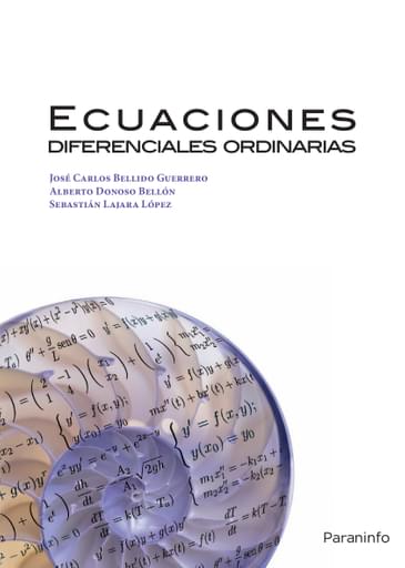 Portada del libro «Ecuaciones diferenciales ordinarias», de J. Bellido, A. Donoso