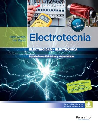 Portada del libro «Electrotecnia», de P. Alcalde
