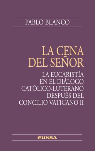 Portada del libro «La cena del señor», de P. Blanco
