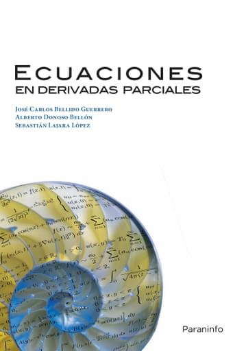 Portada del libro «Ecuaciones en derivadas parciales», de J. Bellido, A. Donoso