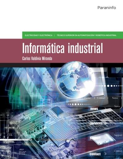 Portada del libro «Informática industrial», de C. Valdivia