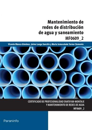 Mantenimiento de redes de distribución de agua y saneamiento