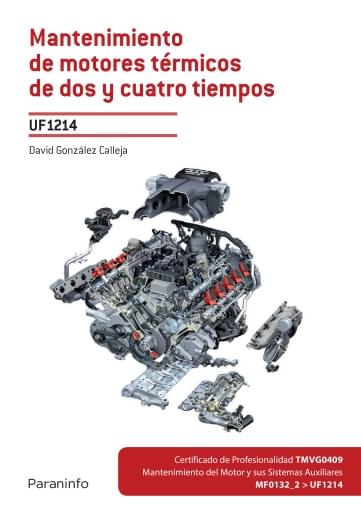Portada del libro «Mantenimiento de motores térmicos de dos y cuatro tiempos», de D González