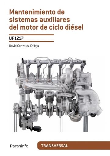 Portada del libro «Mantenimiento de sistemas auxiliares del motor de ciclo diésel», de D González