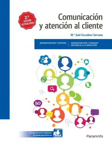 Portada del libro «Comunicación y atención al cliente», de M. Escudero