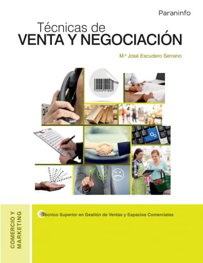 Portada del libro «Técnicas de venta y negociación», de M. Escudero
