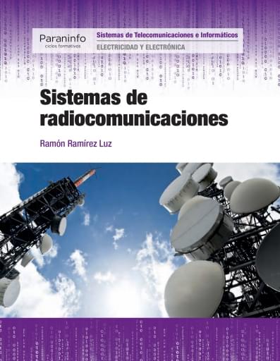 Portada del libro «Sistemas de radiocomunicaciones», de R. Ramírez