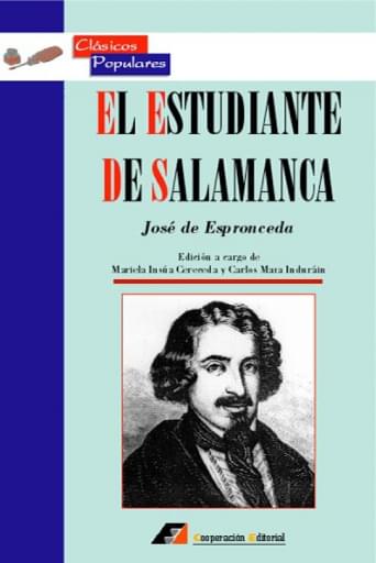 Portada del libro «El estudiante de salamanca», de J. Espronceda