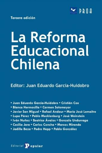 Portada del libro «La Reforma educacional chilena», de J. García-Huidobro