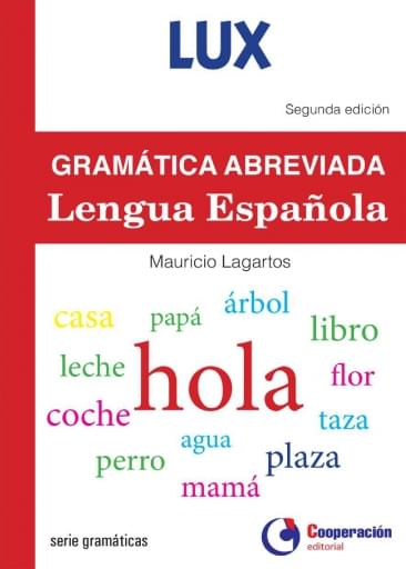 Portada del libro «Grámatica abreviada lengua Española», de M. Lagartos