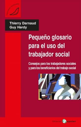 Portada del libro «Pequeño glosario para el uso del trabajador social», de T. Darnaud, G. Hardy