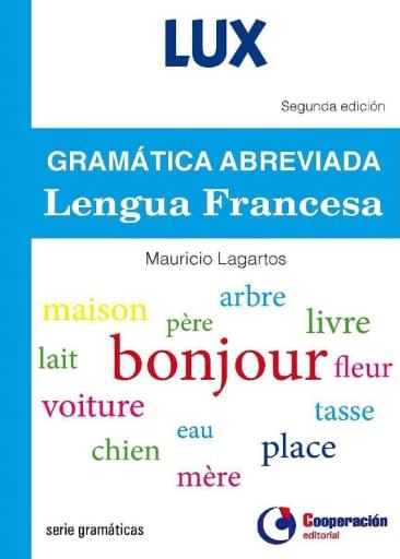 Portada del libro «Gramática abreviada lengua Francesa», de M. Lagartos