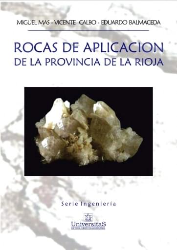 Portada del libro «Rocas de aplicación de la provincia de la rioja», de M. Mas, B. Calbo