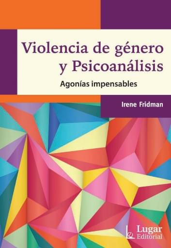 Portada del libro «Violencia de género y psicoanálisis», de I. Fridman