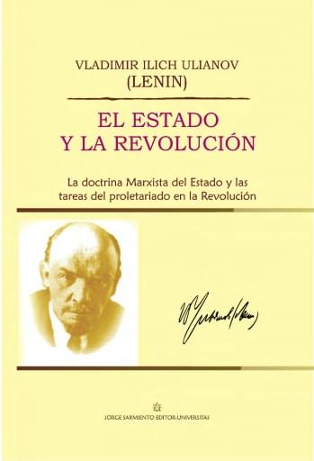 Portada del libro «El estado y la revolución», de V. Ilich