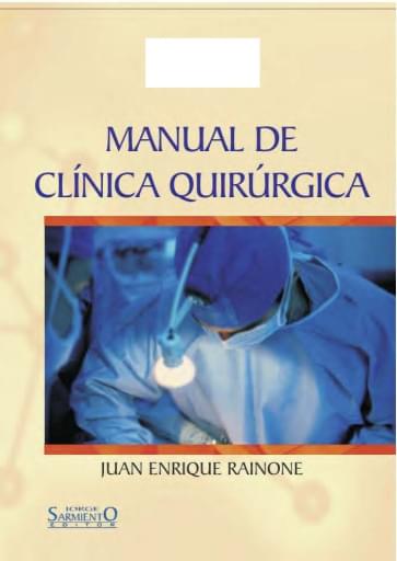 Portada del libro «Manual de Clinica Quirurgica», de J. Rainone