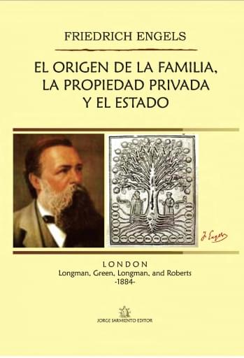 Portada del libro «El origen de la familia, la propiedad privada y el estado», de F. Engels