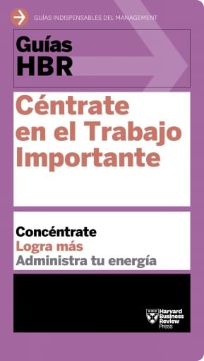 Céntrate en el trabajo importante