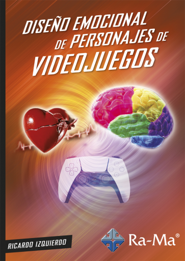 Portada del libro «Diseño emocional de personajes de videojuegos», de R. Izquierdo