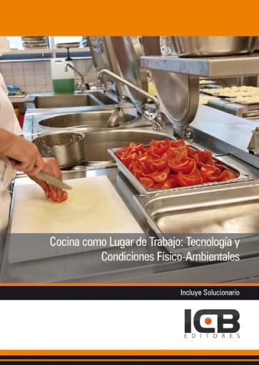 Portada del libro «Cocina como lugar de trabajo: tecnología y condiciones físico-ambientales», de J. Martín-Romo