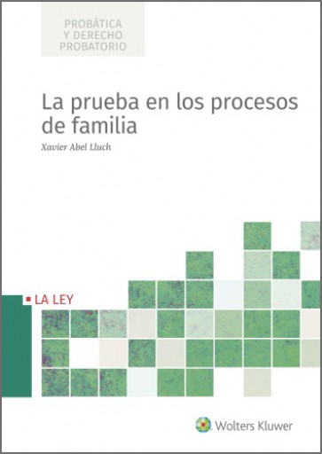 Portada del libro «La prueba en los procesos de familia», de Lluch