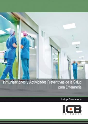 Portada del libro «Inmunizaciones y actividades preventivas de la salud para enfermería», de J. Martín-Romo