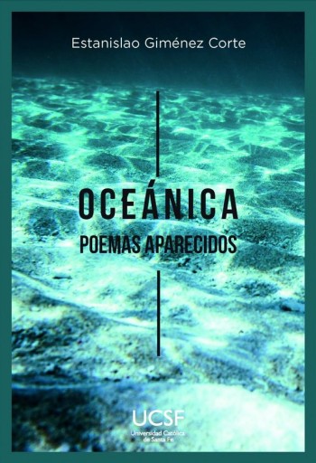 Portada del libro «OCEÁNICA. Poemas aparecidos», de Giménez Corte E.