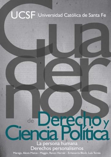 La persona humana. Derechos personalísimos