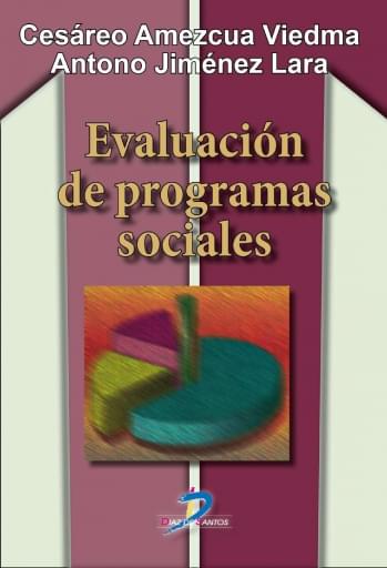 Portada del libro «Evaluación de programas sociales», de Viedma
