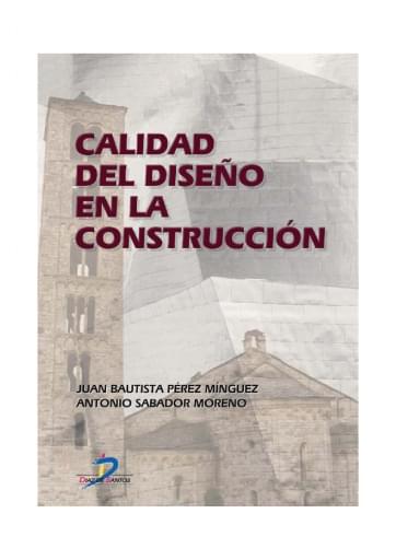 Portada del libro «Calidad del diseño en la construcción», de Mínguez