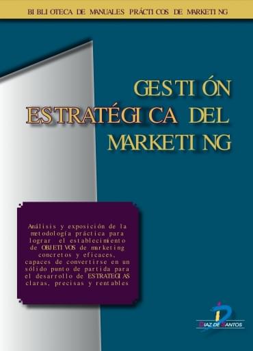 Portada del libro «Gestión estratégica del marketing: establecimiento de objetivos», de Publishing