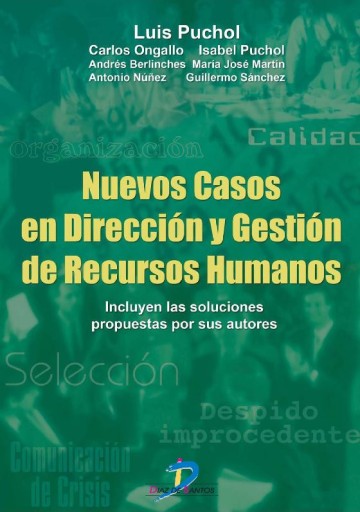 Portada del libro «Nuevos casos en dirección y gestión de recursos humanos», de Moreno