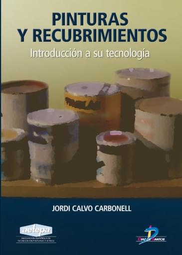 Portada del libro «Pinturas y recubrimientos», de Calvo