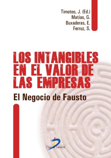 Portada del libro «Intangibles en el valor de las empresas», de Timoteo