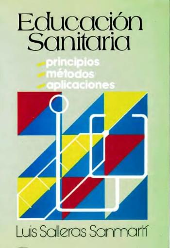 Portada del libro «Educación sanitaria», de San Martín