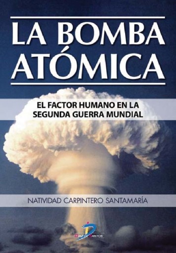 Portada del libro «Bomba atómica», de Santamaria
