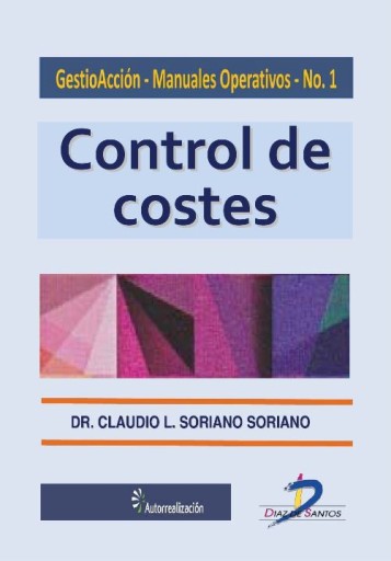 Portada del libro «Control de costes», de Soriano