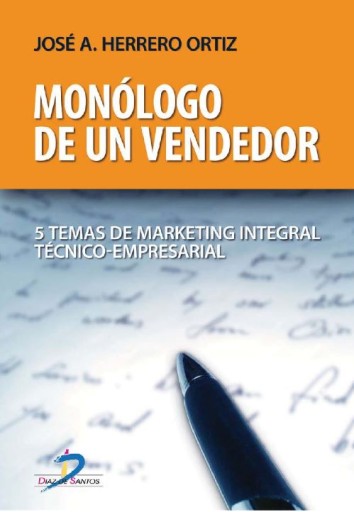 Portada del libro «Monologo de un vendedor», de Herrero