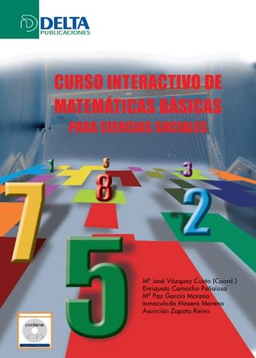 Portada del libro «Curso interactivo de matemáticas básicas», de M. Vázques