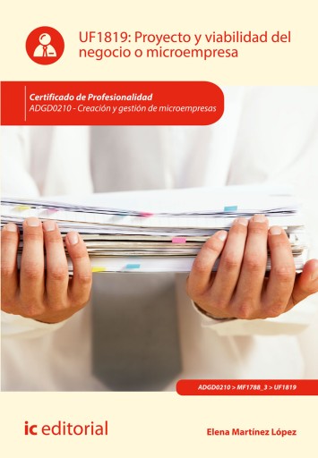 Proyecto y viabilidad del negocio o microempresa. ADGD0210