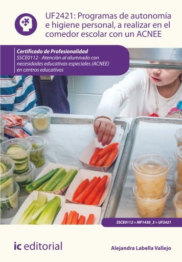 Programas de autonomía e higiene personal, a realizar en el comedor escolar con un ACNEE. SSCE0112