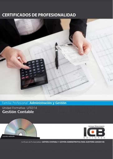 Portada del libro «Uf0314: gestión contable», de J. Rumín