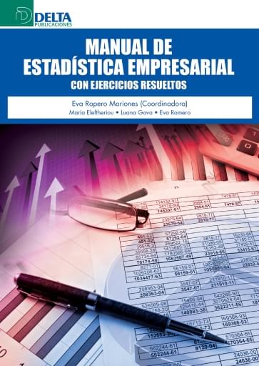 Portada del libro «Manual de estadística empresarial», de E. Ropero