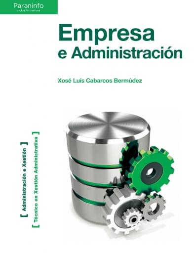 Portada del libro «Empresa e Administración», de X. Cabarcos